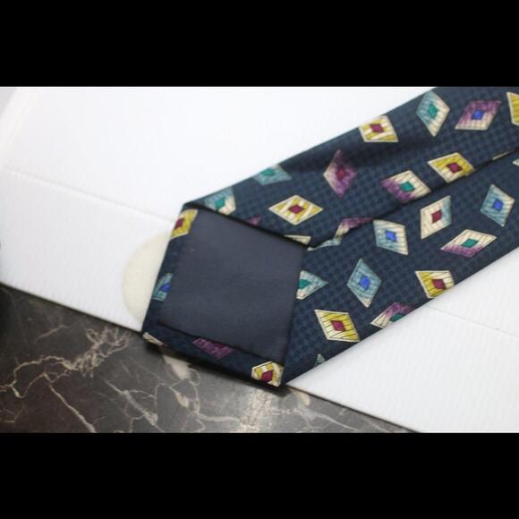 tIE 100% PES Carlo Margo made in Belgium diamond logo - Picture 4 of 5